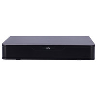 NVR Uniview Gama Easy - 4 CH vídeo | 12MP | 80 Mbps - Detección facial | Detección vehículo - SIP | UMD | AcuSearch - Conteo de personas | Monitoreo tráfico - Admite 1 disco duro hasta 10 TB