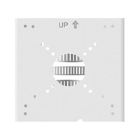 Soporte para mástiles - Para cámaras bullet - Apto para uso exterior - Rango diámetro 67~127 mm - Color blanco - Pasador de cables