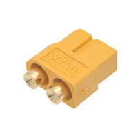 Conector XT60PB hembra para PCB [30A/60A], montaje recto