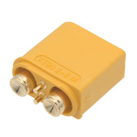 Conector XT90 de 2+2 pines para PCB [45A/90A], pines extra para datos